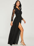Scarlett Formal High Slit Lace Mermaid Dress