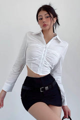Tight High Waist Wrapped Hip Skirt
