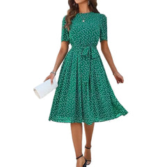 Line Midi Casual Daily Outfit Dress