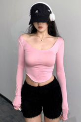 Tight Long Sleeve Top Tee