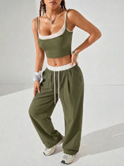 2 Piece Cami Top & Jogger Pants Set