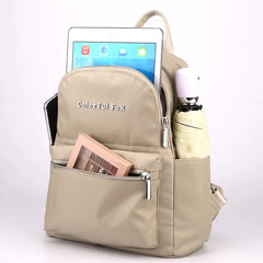 Student Teen Multi-way Carry Waterproof Nylon Casual School Bag