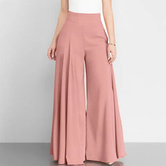 High Waisted Flowy Wide Leg Pants
