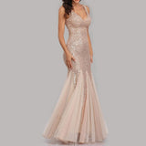 Morgan Formal Flocked Velvet Dress