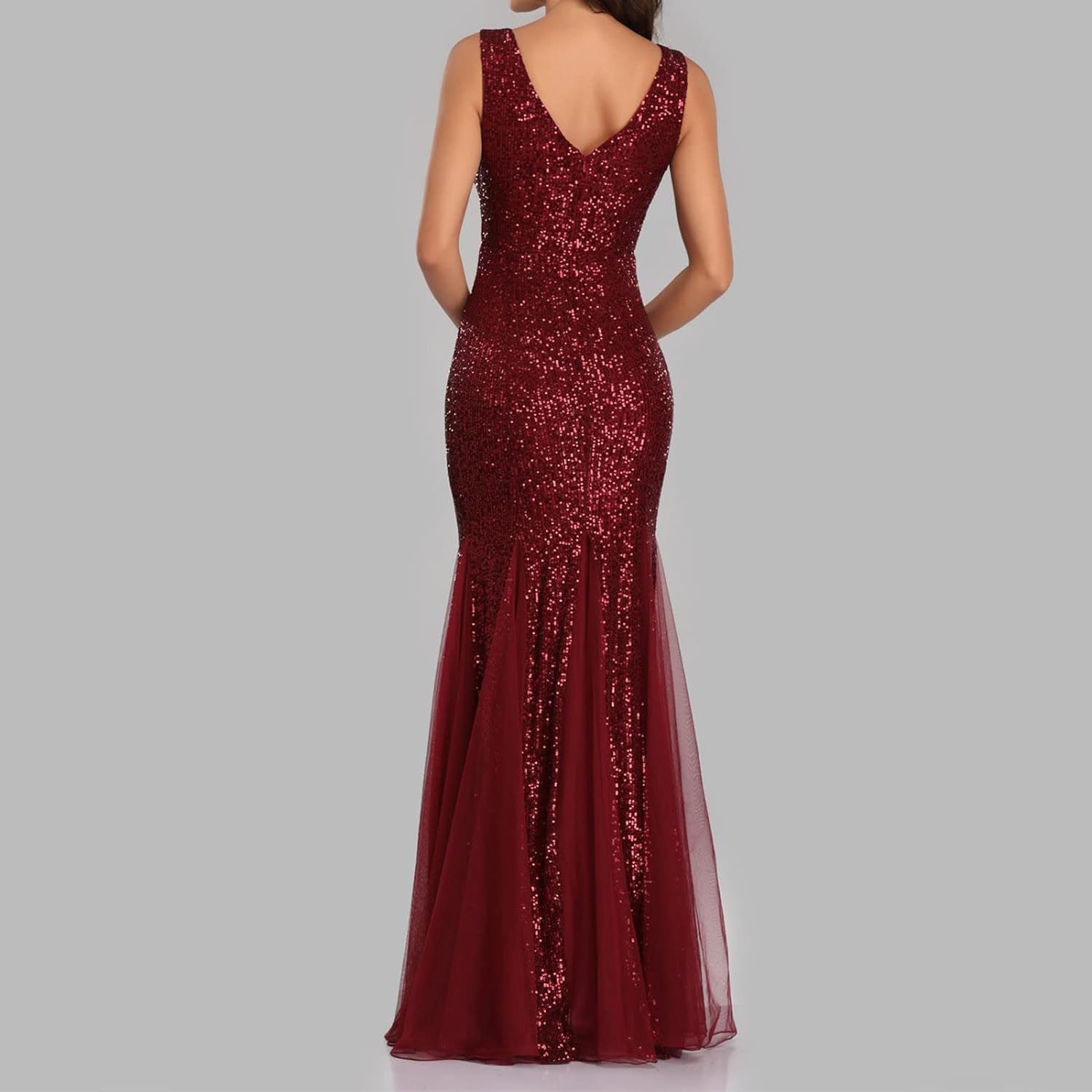 Morgan Formal Flocked Velvet Dress