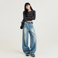 High Waist Wide Leg Jeans