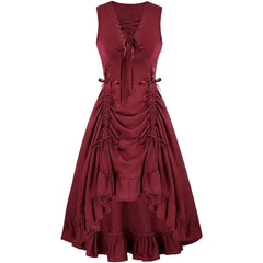 Gothic Corset Lace-Up Dress