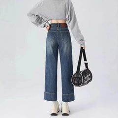 High Waist Vintage CroJeanspped