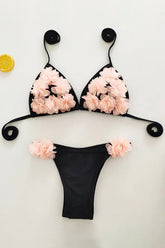Halter Strappy Bikini Swimsuit Swimwear