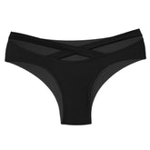 Hollow Out Lingerie Ice Silk Panties Elasticity Underwear