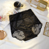 Cotton Panty Breathable Panties High Waist Stretch Briefs Lingerie Intimates Temptation Underwear Lace Underpants