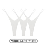 3PCS/Set Low Waist Thong Pantie Seamless Thin Rope Underwear Female G String Lingerie Temptation