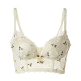 French Wedding Bra Embroidered Lace Underwear