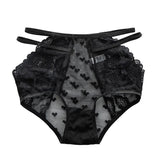 Hollow Out Lace Lingerie Seamless Panties Transparent Underwear