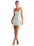 Stunning Iridescent Sequin Mini Dress