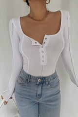 Scoop Neck Ribbed Fitted Tank Tops Shirt