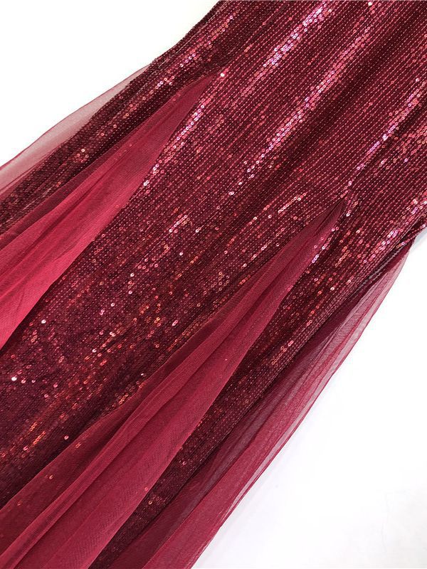 Morgan Formal Flocked Velvet Dress