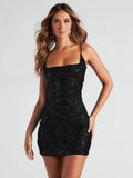Live It Up Sequin Mini Dress