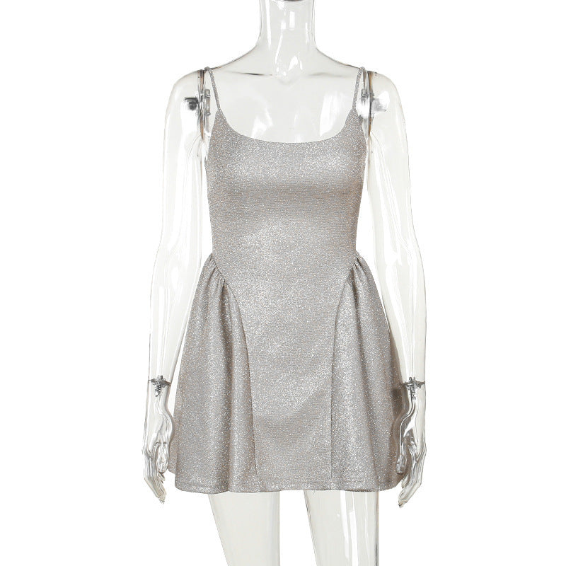 Glitter Glow Skater Dress