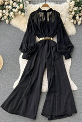 Long Sleeve Romper Jumpsuit