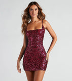 Live It Up Sequin Mini Dress