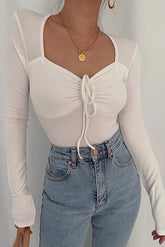 Ribbed Tank Tops Fitted Basic Cami Tee Shirts