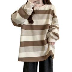 Oversized Striped Sweatshirt