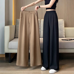 High Waist Wide Leg Dress Pants