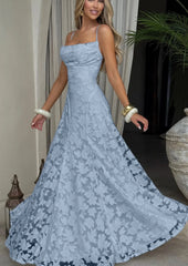 Lace Floral Maxi Dress
