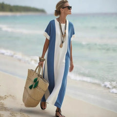 Striped Maxi T-Shirt Dress
