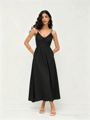 Spaghetti Strap Midi Dress