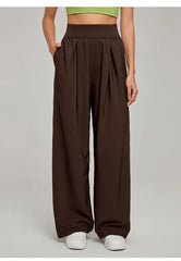High Waist Breathable Wide Leg Sports Casual Pants