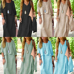 Maxi Dress Elegant Two-Piece Set