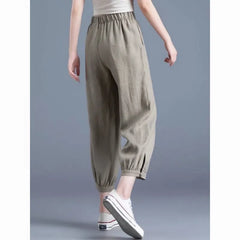 Loose Harem Cropped Casual Pants