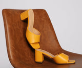Mules de piel sintética Bold Babe