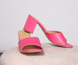 Mules de piel sintética Bold Babe