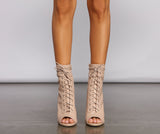 Strut It Out Faux Leather Stiletto Heel Booties