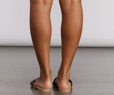 Sandalias de piel sintética Slide In Basics