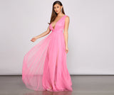 Vestido Bridget con doble abertura