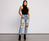 Captivate Me Basic Crepe Sleeveless Bodysuit