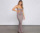 Vestido largo bohemio chic con aberturas y despreocupado