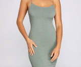 Casual Vibes Ribbed Knit Maxi Dress