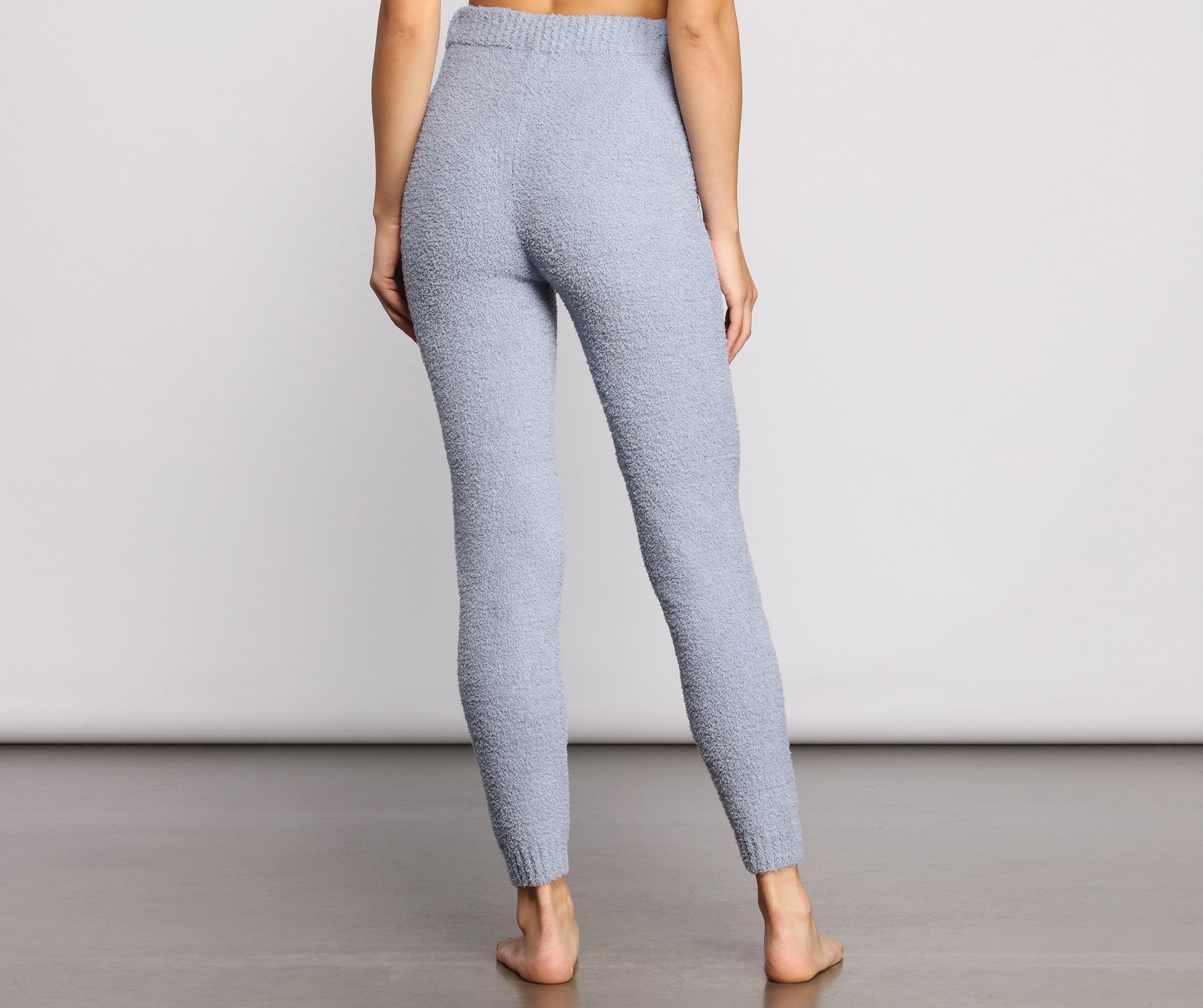 Chic Chenille Knit High Waist Leggings