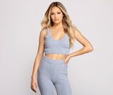 Pijama chic de punto de chenilla