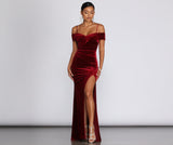 Abendkleid „Christiana“ aus Samt