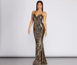 Dulce Sequin Lace Up Formal Gown