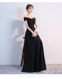 Ella off-the-shoulder gown
