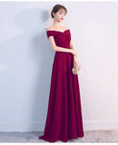 Ella off-the-shoulder gown