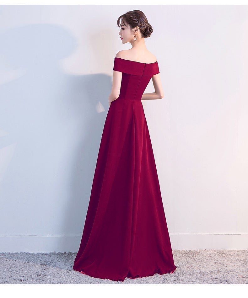 Ella off-the-shoulder gown