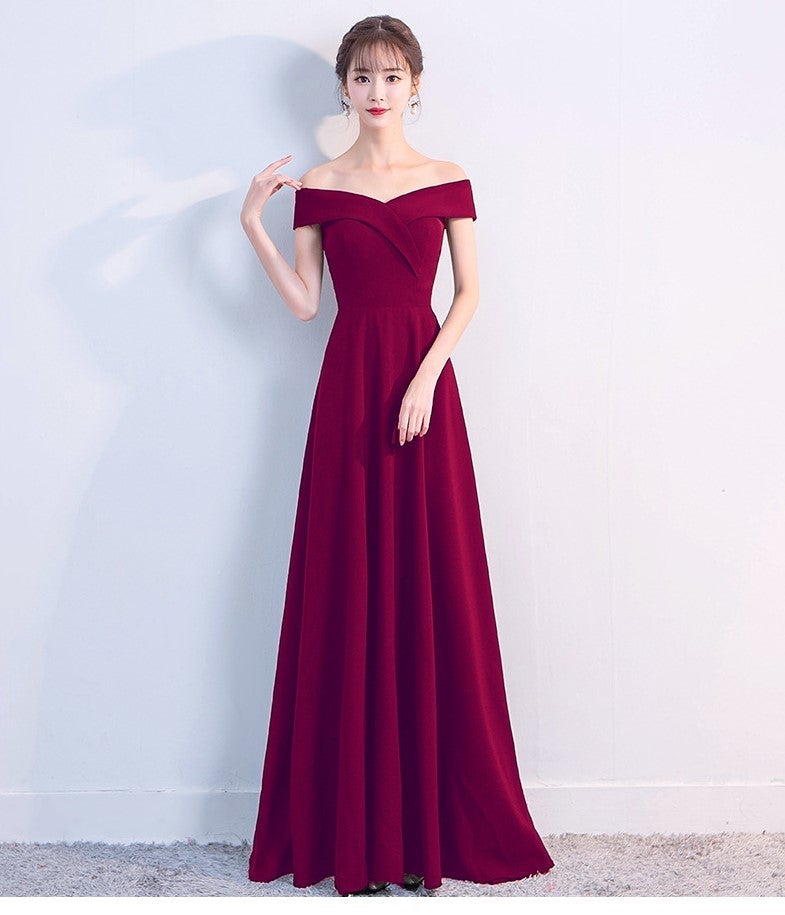 Ella off-the-shoulder gown